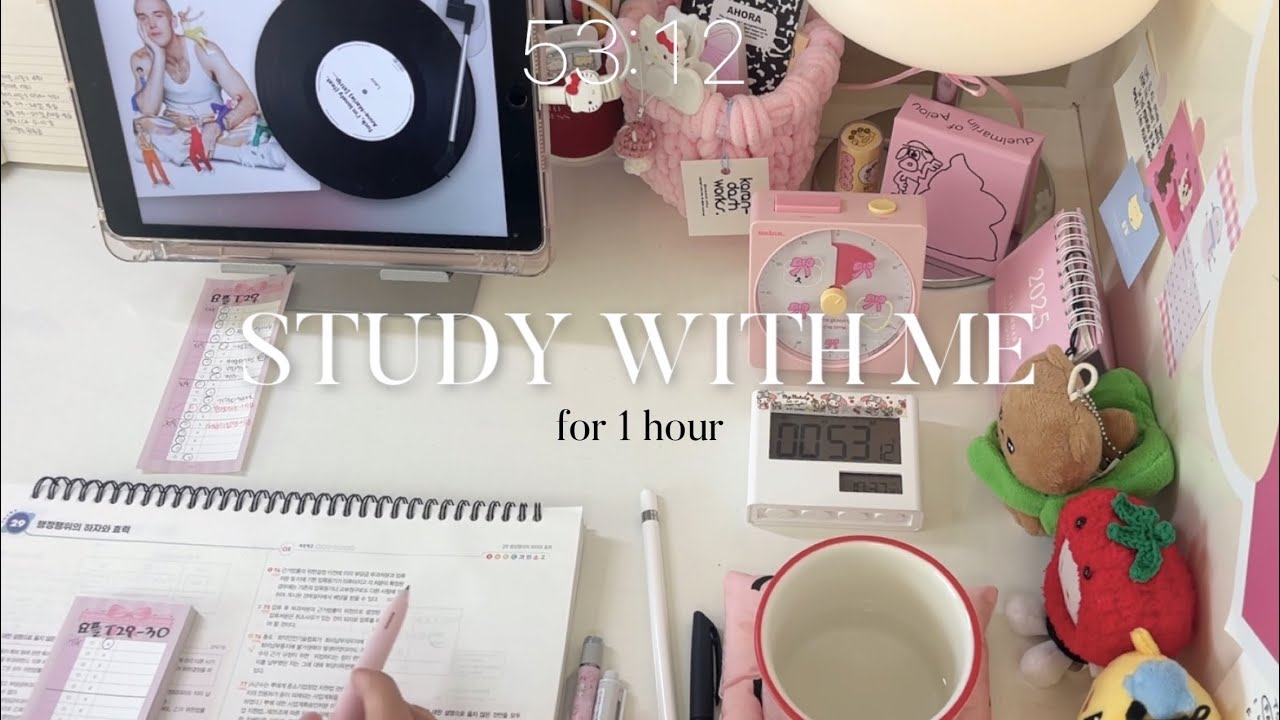 [STUDY WITH ME] 매일 행정법만 공부하는 것 같다면.. 정답입니다ㅣ리얼사운드+장작소리🪵🔥ㅣ1hr, real sound, fireplaceㅣ공시생 스터디윗미✍🏻