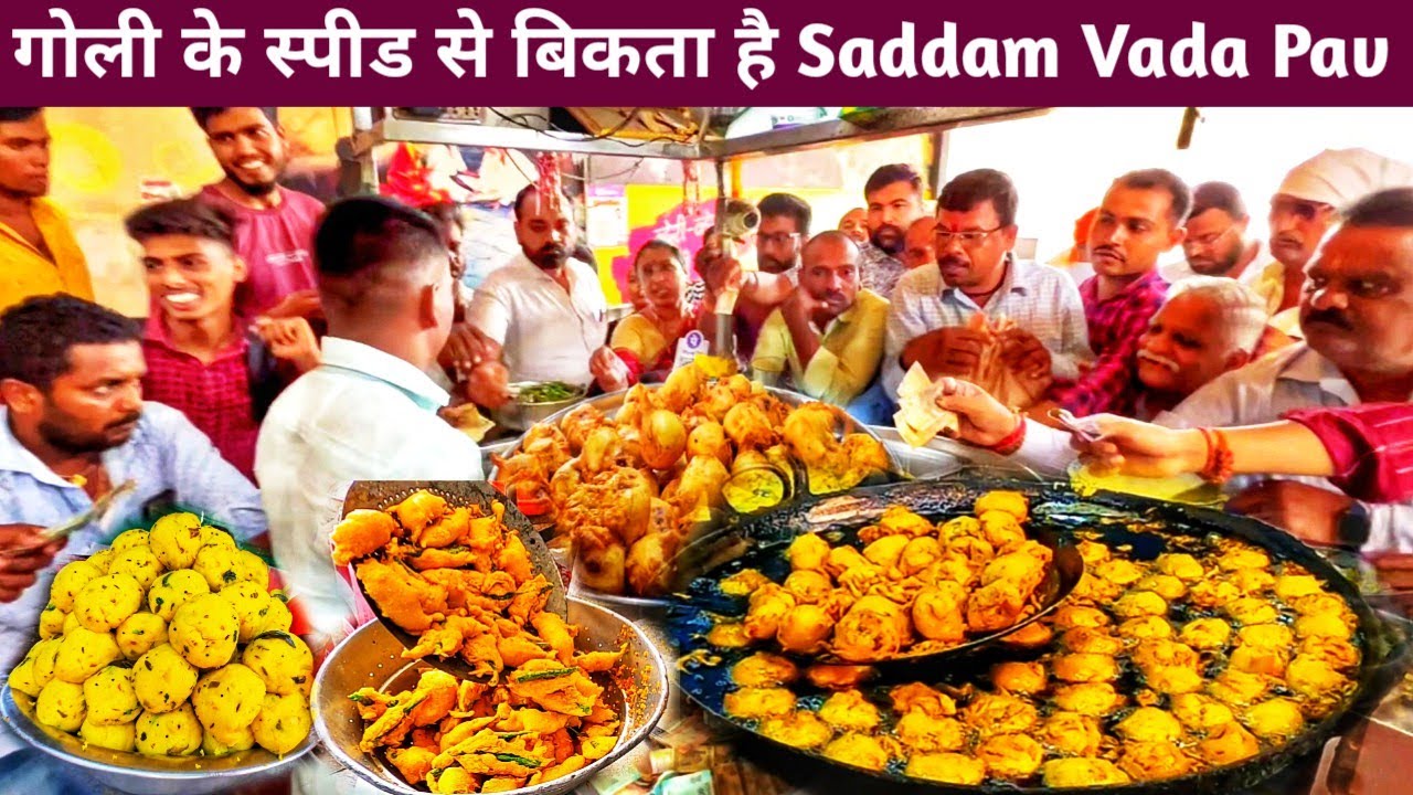गोली के स्पीड से बिकता है Maharashtra Famous Saddam Vada Pav | Sinnar Best Vadapav | Nashik Food
