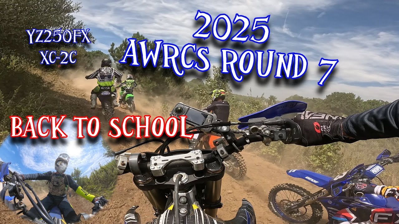 2025 AWRCS round 7 back to school - Dirt bike woods racing - Yamaha YZ250fx - XC 2C