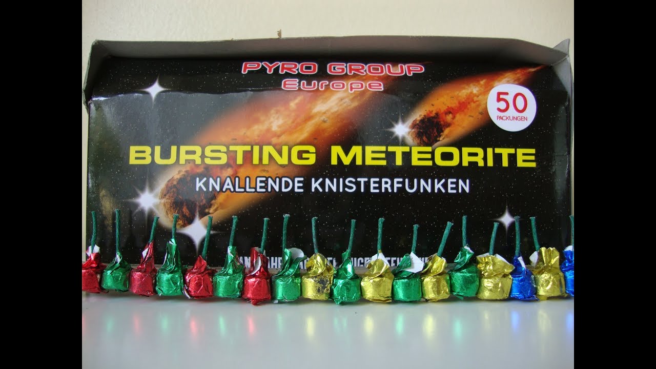 Meteorite / Crackling Presslinge