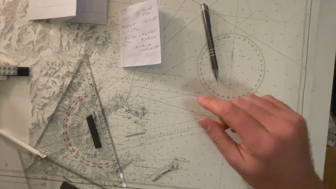 2024 tema esame patente nautica oltre 12 miglia. Carta 42D esercizio n°27 5.8.4-1