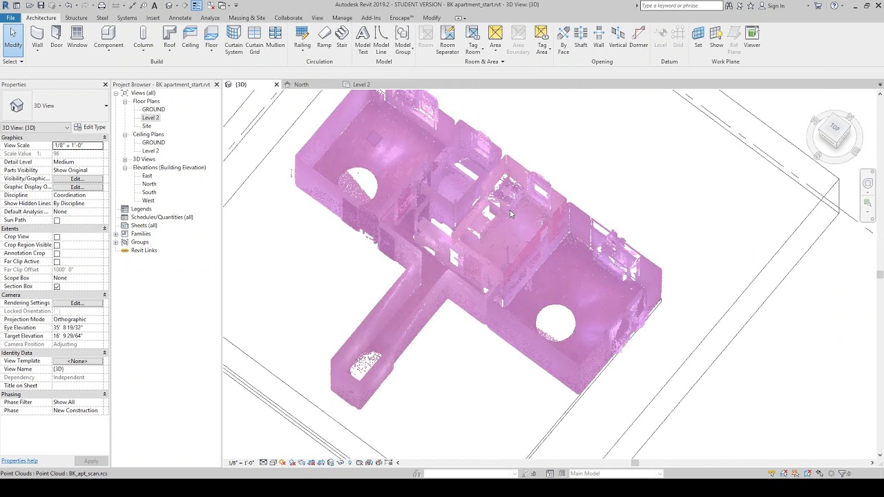 Working with Point Clouds in Revit
