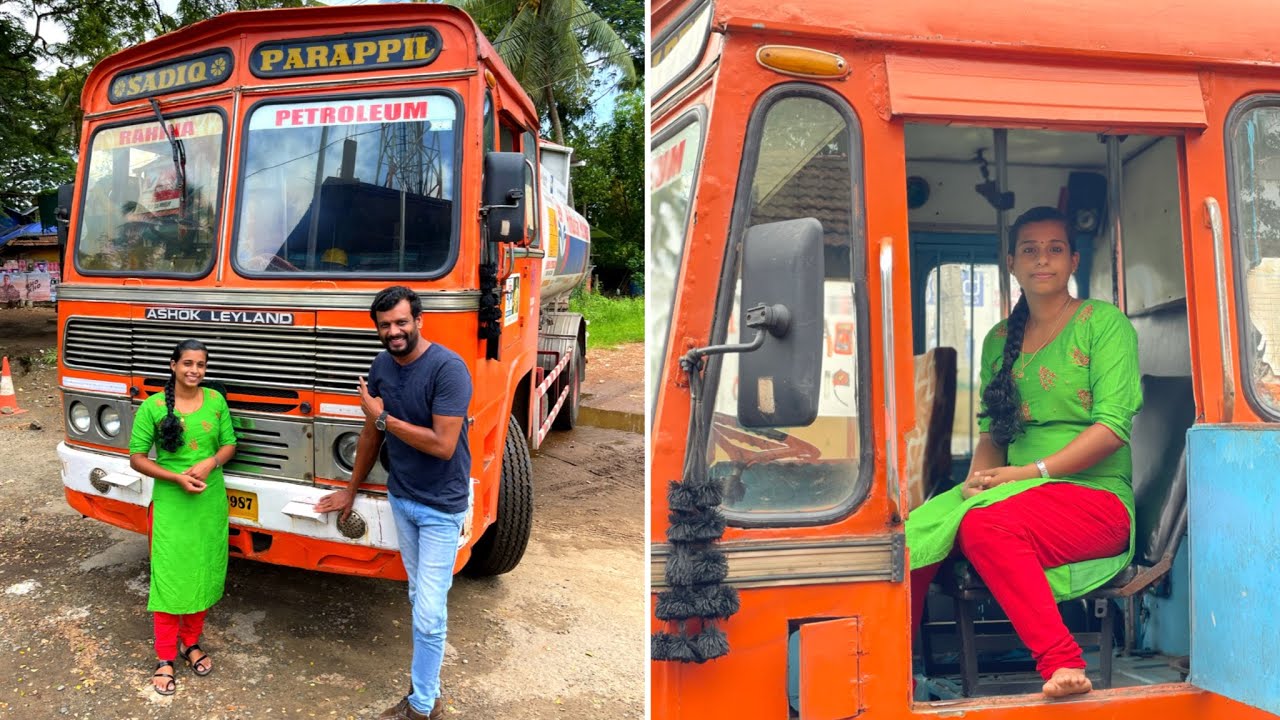 വൈറലായ ആ ലേഡി ടാങ്കർ ഡ്രൈവർ..🔥 Delisha davis lady lorry driver | 