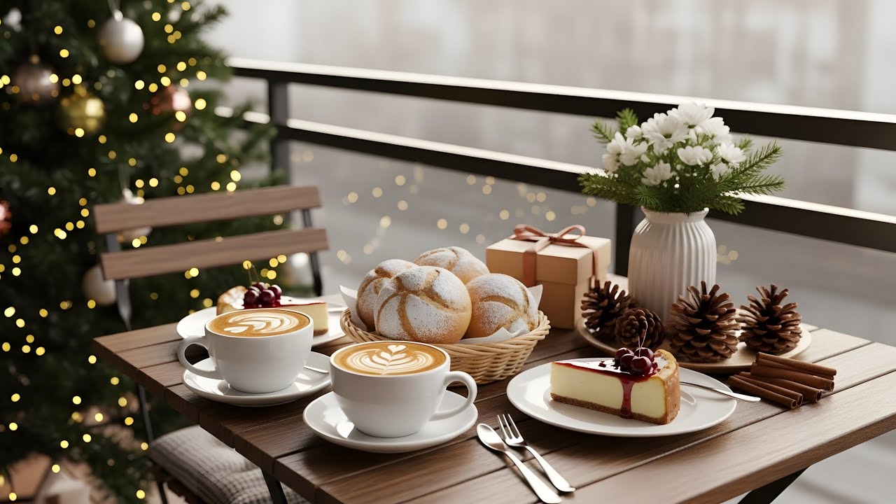 Relaxing Café Ambience with Gentle Smooth Jazz 🎶 Instrumental Music