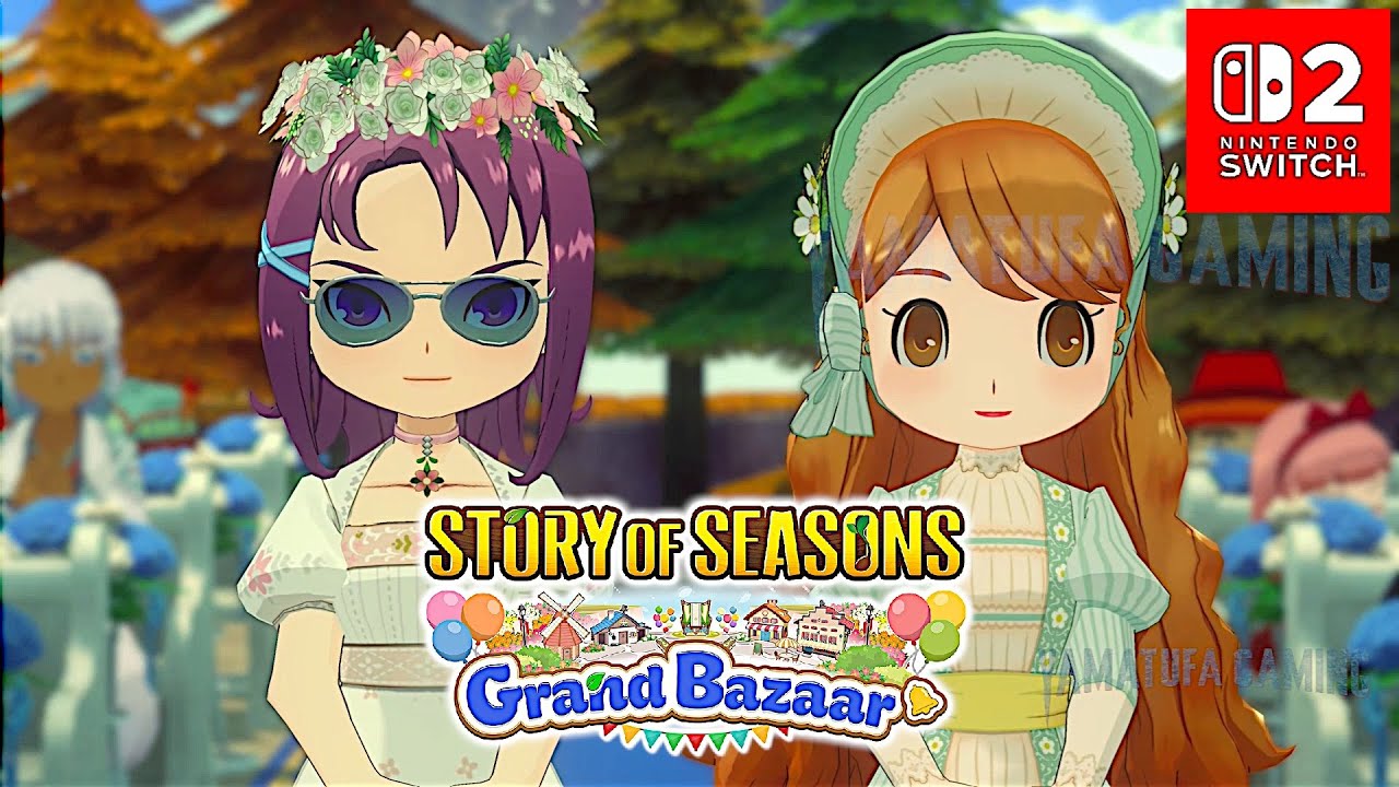 STORY OF SEASONS: Grand Bazaar [Switch 2] | Wedding with Sophie (Cutscene) | No Commentary