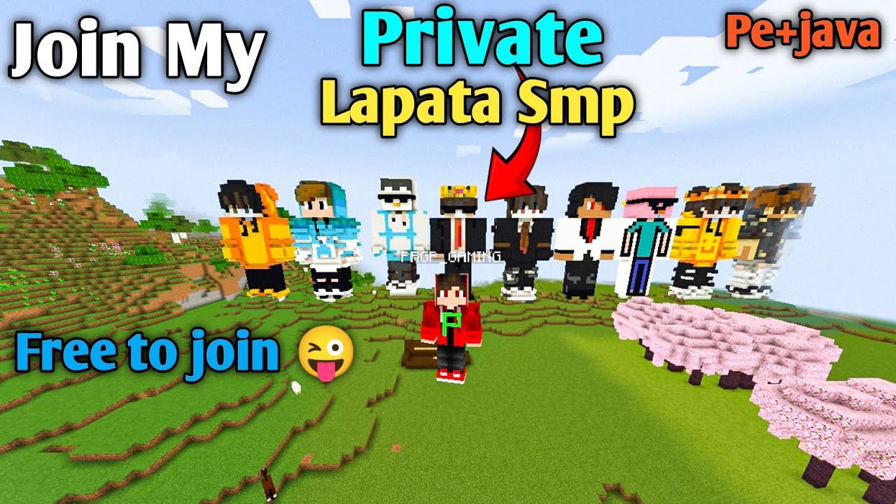 📝 Join MY Private Lapata Smp Server For Minecraft 🧩 | Java + PE | 24/7 Online | Free To Join 🕷️