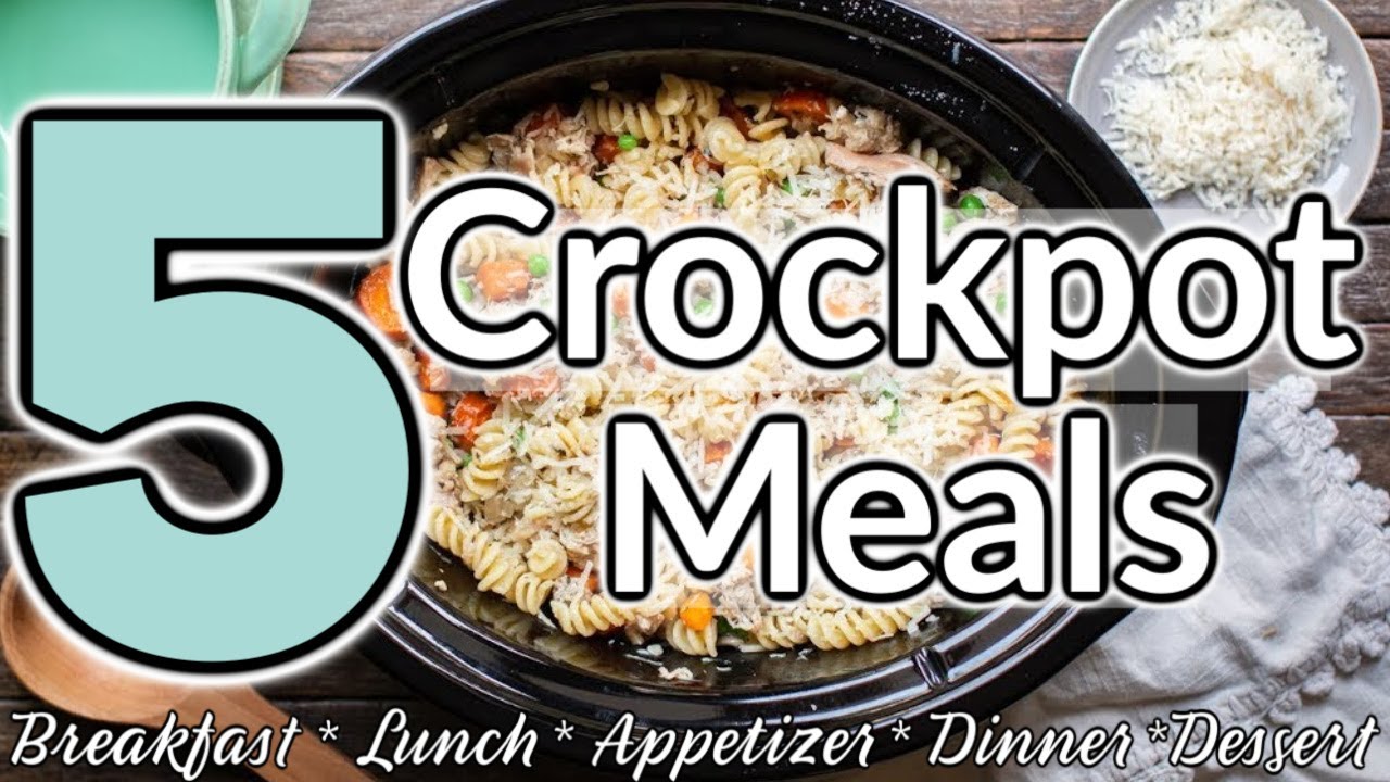 NEW! CROCKPOT MEALS | DUMP & GO CROCK POT MEALS | QUICK & EASY CROCK POT RECIPES