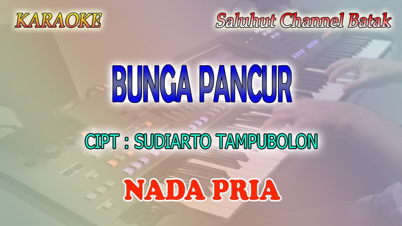 BUNGA PANCUR ll KARAOKE BATAK ll MARSADA BAND ll NADA PRIA G=DO