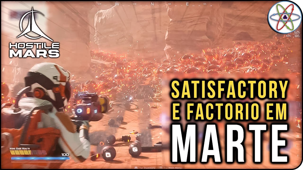 CONSTRUA e DEFENDA uma BASE EM MARTE! | Hostile Mars