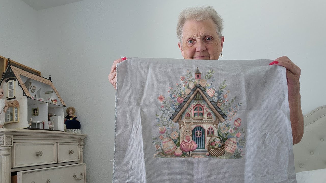 #Flosstube  94  My Cross stitch buddy is here!