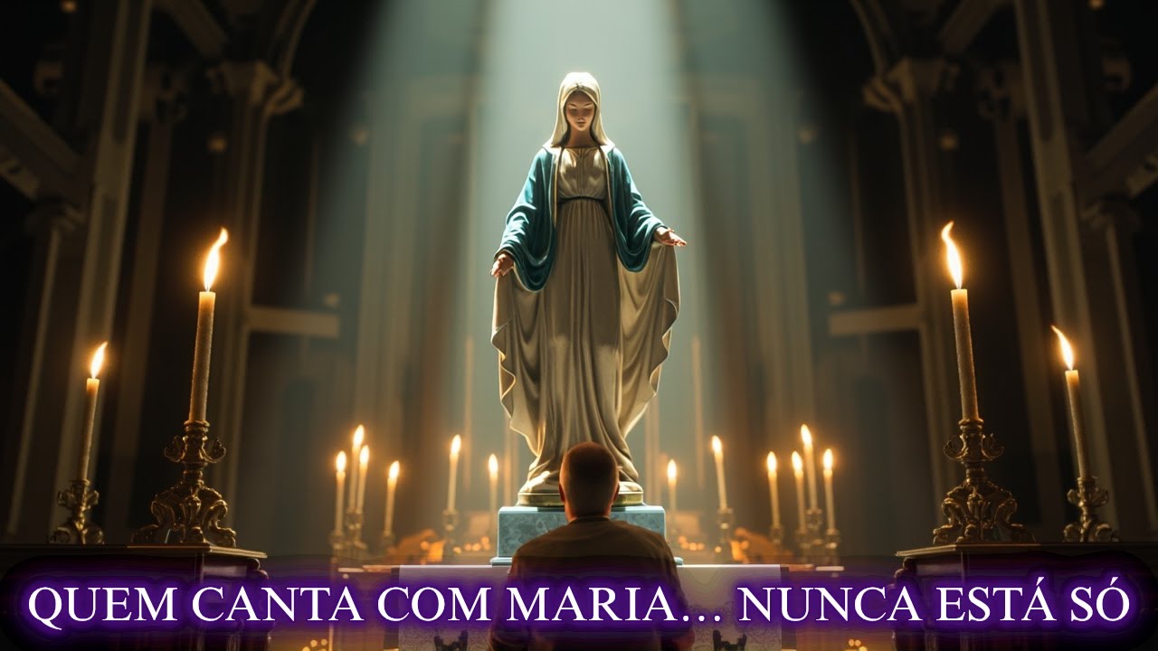 🎵 CANTA HOJE À VIRGEM MARIA… E AMANHÃ SENTIRÁS SUA MÃO NA TUA VIDA
