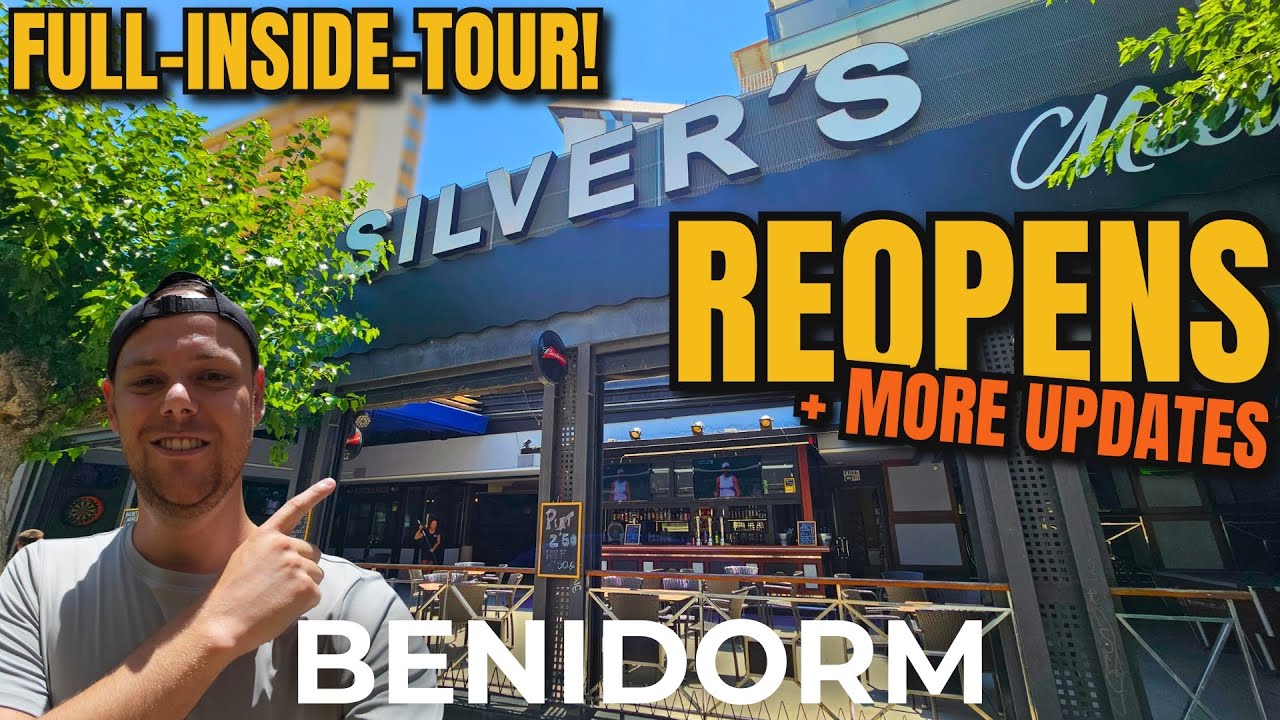 BENIDORM - Discover Calle Lepanto | Full Tour of *REOPENED* Silver's Bar!