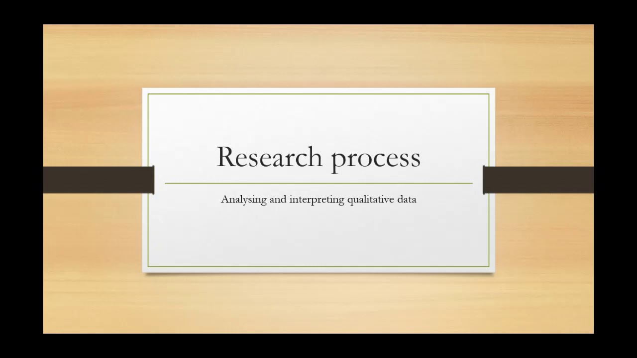 Qualitative Data Analysis in Research