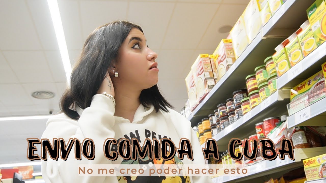 COMPRANDO COMIDA para ENVIAR a MI MADRE en CUBA 🇨🇺💔 JAM&Aacute;S CRE&Iacute; PODER HACER ESTO 😭
