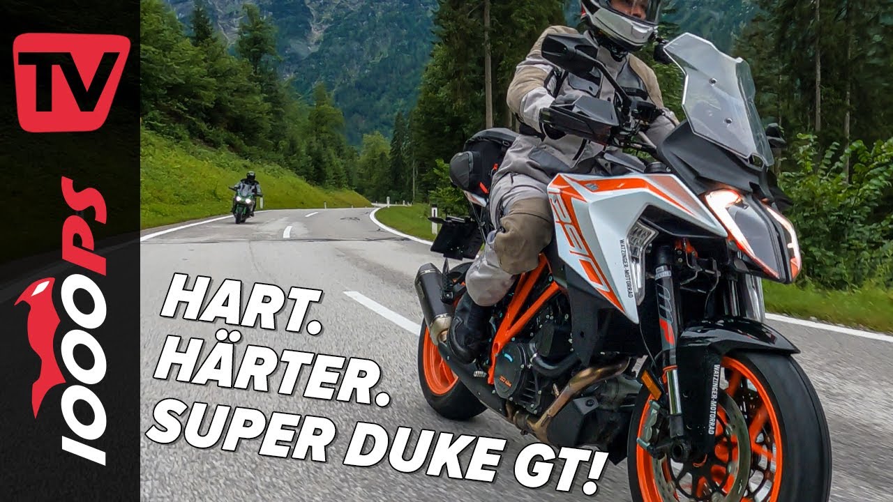 Ist sie zu hart, bist du zu schwach - KTM 1290 Super Duke GT 2021 im Reise-Test!