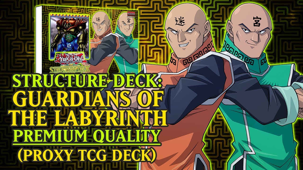Structure Deck - Para & Dox: Guardians of the Labyrinth (Premium Quality) | Proxy / Orica TCG Deck