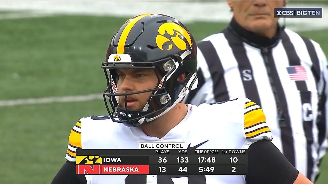 #17 IOWA vs Nebraska College Football Game Highlights 2024