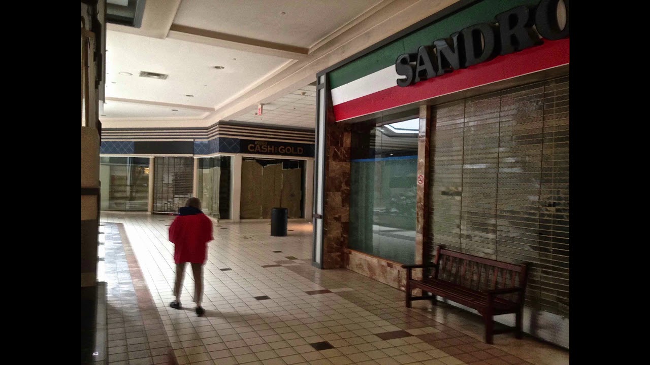 Talking Heads- Psycho Killer (playing while you hide in a not quite empty shopping centre)