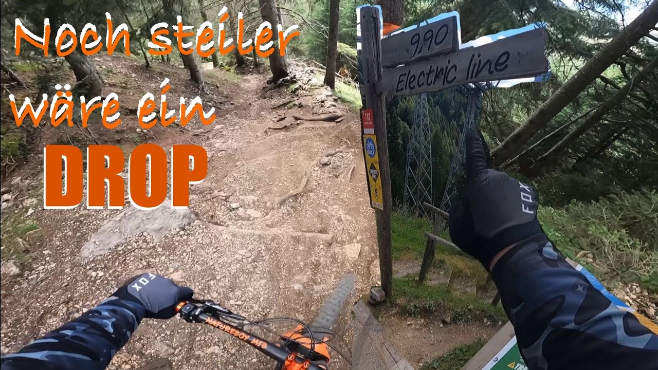 Electric Line im Val di Fassa Bikepark | Schwarzer Trail in den Dolomiten | Steiler ist geiler!