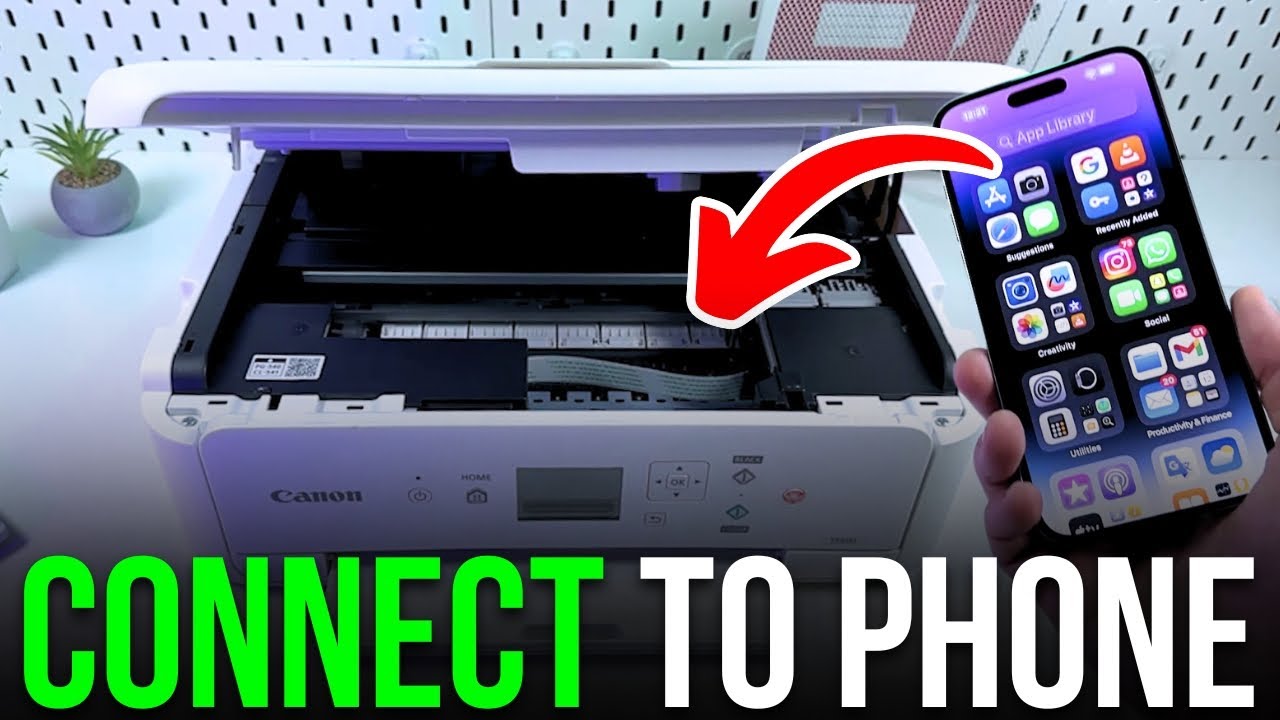 Как подключить Canon Pixma TS5151 к телефону?