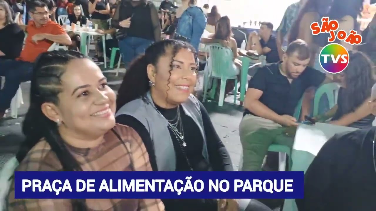 TVS na praça de alimentação do São João de Surubim. #surubim
