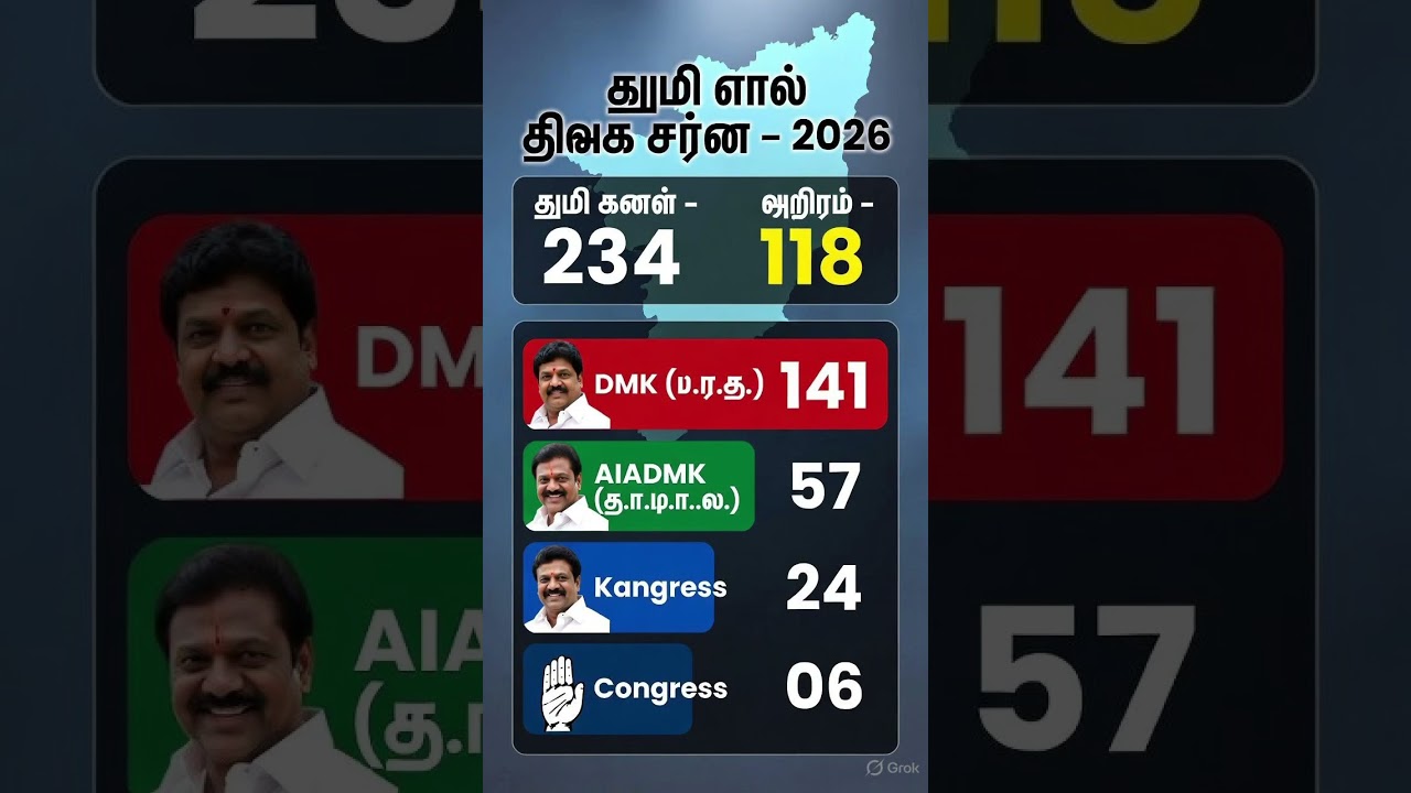 Tamilnadu assembly election new opinion poll #tamilnadupolitics #dmk #tvk #aiadmk