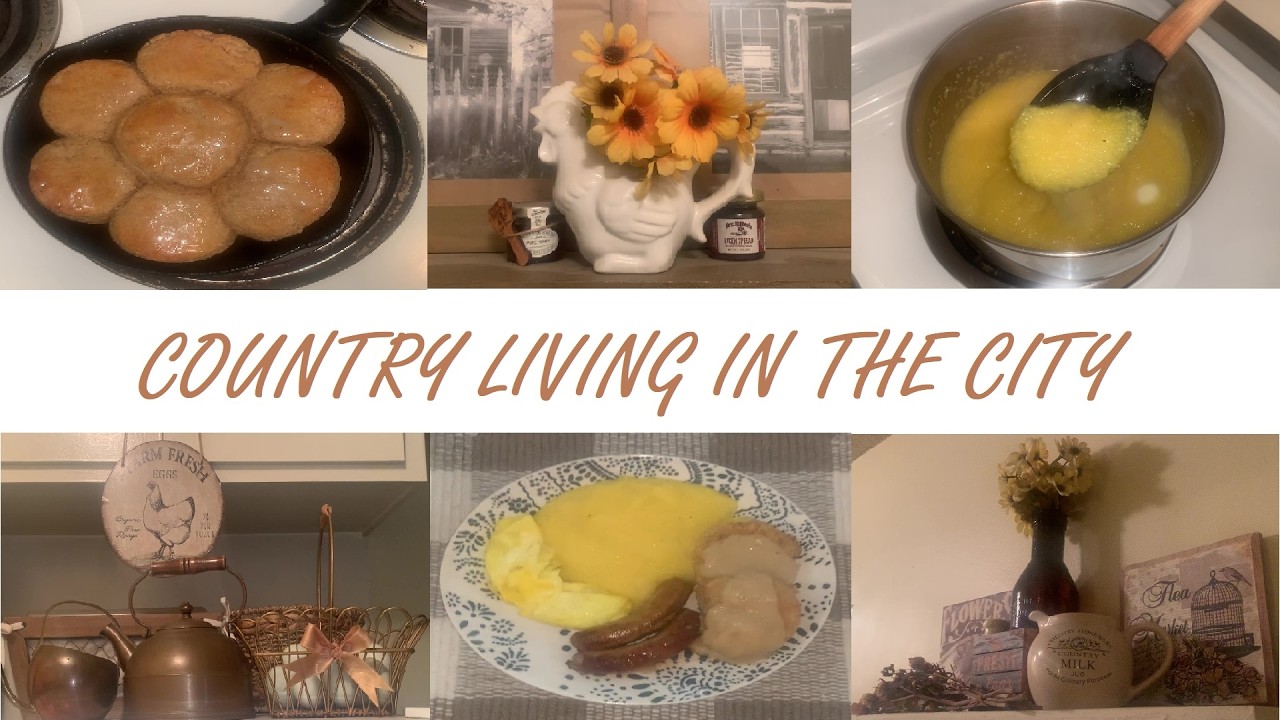 Country Living in the City | Homemaking in my Cozy Cottage Kitchen