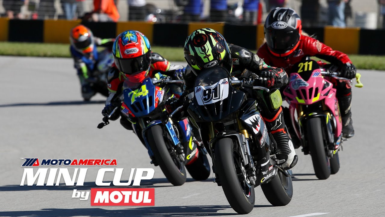MotoAmerica Mini Cup By Motul Debuts At Road America (Featuring Ohvale)