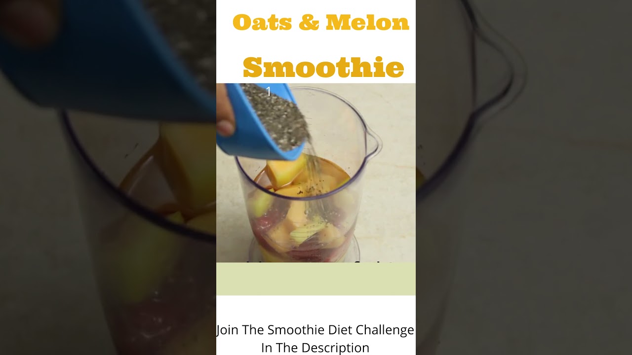 Oats And Melon Smoothie Recipe #smoothierecipes #shorts