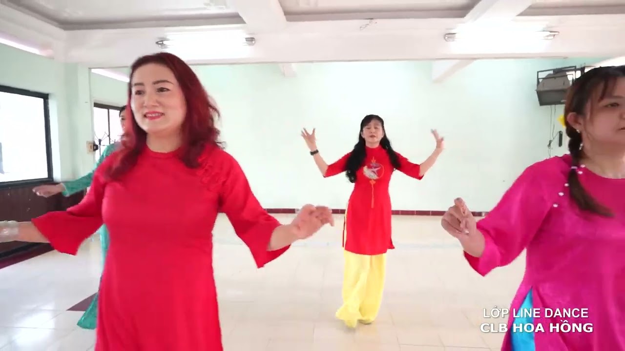 Tết đón xuân về . Line dance