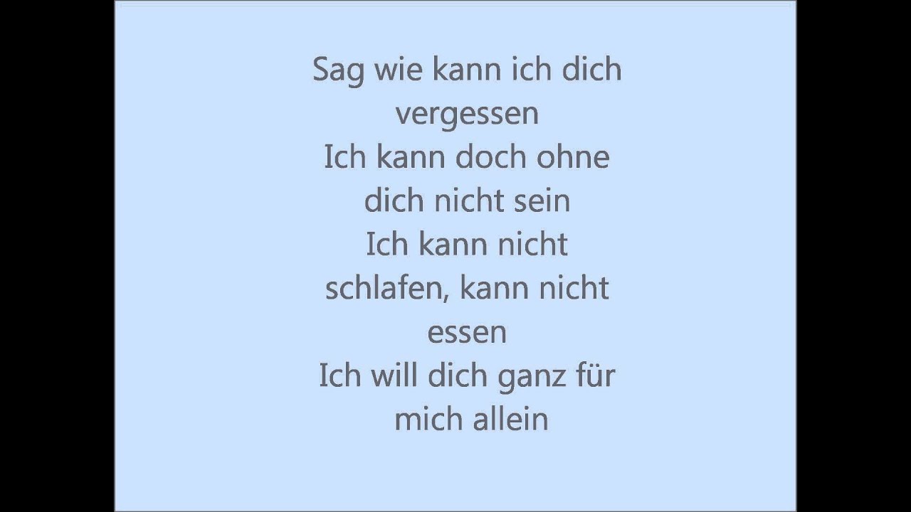 Matthias Reim-Ich will.wmv