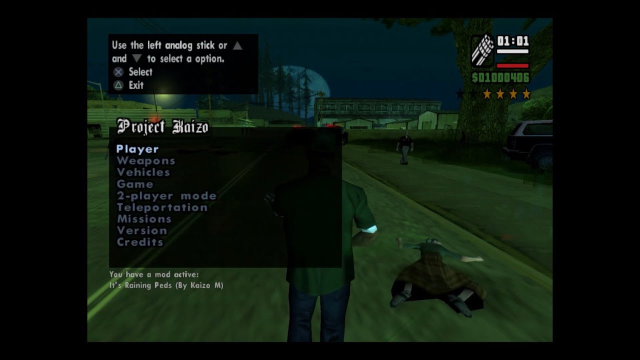 PS4 13.04 Exploits - PS2 Grand Theft Auto San Andreas (GTA SA) Mod Menu | No GoldHEN/Jailbreak