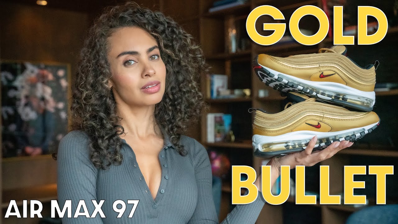 THEY'RE BACK! GOLD BULLET AIR MAX 97 On Foot Review and How to Style (Outfits, GRWM)