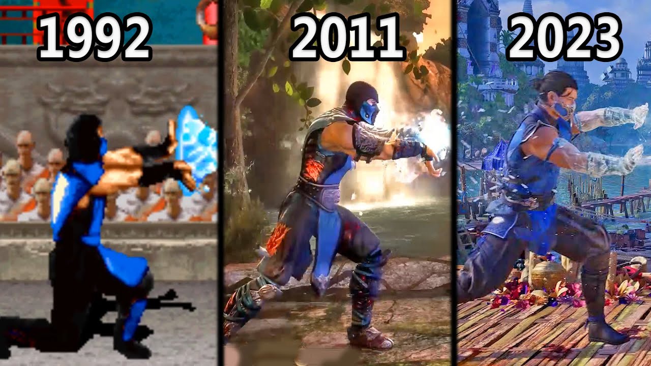 Evolution of Sub-Zero's Ice Ball (1992-2023)
