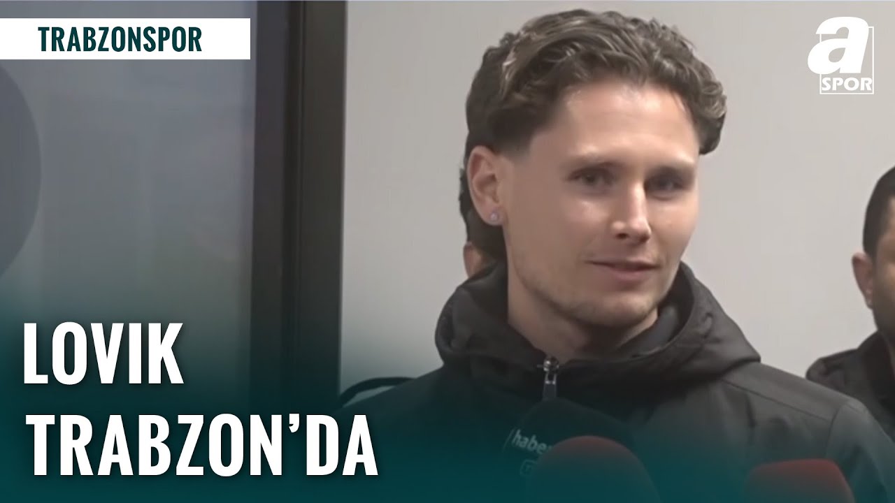 Trabzonspor'un Yeni Transferi Mathias Lovik Trabzon'a Geldi