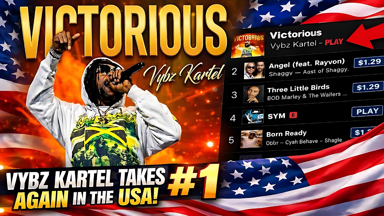 Vybz Kartel Goes #1 In USA Charts Again Victorious History 5 Number 1 In February 2026 