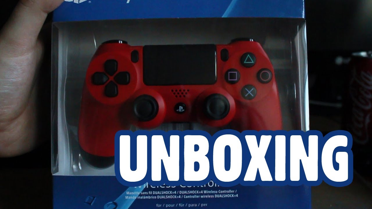 PS4 Special Edition Red Controller Unboxing & Games