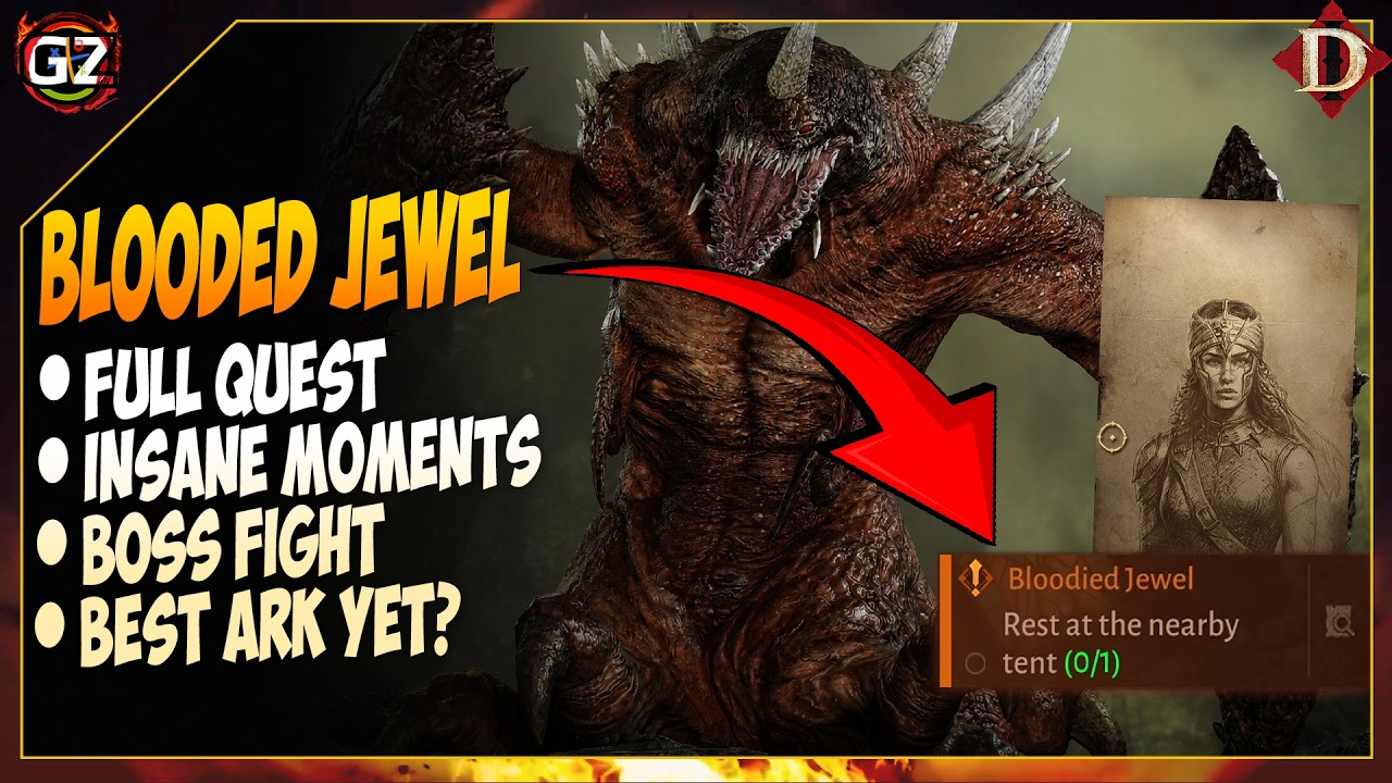 Bloodied Jewel - QUEST | Andariel EVIL Plans - Insane Ark | Diablo Immortal