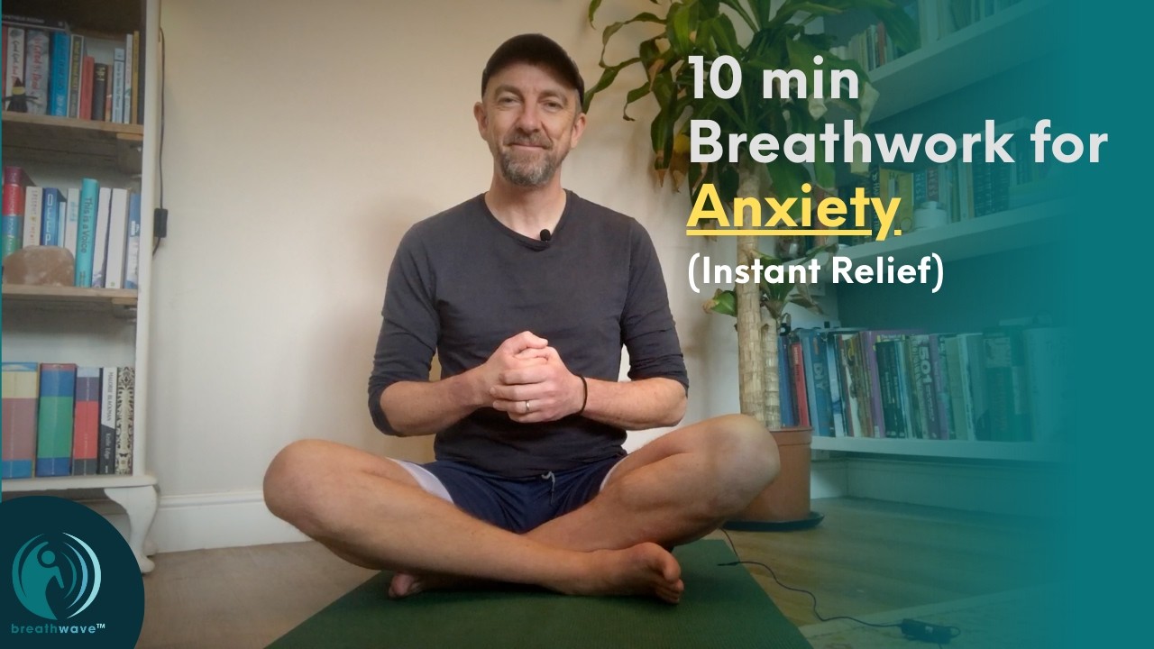 10 Minute Box Breathing for Anxiety Relief | Guided with Calming Music