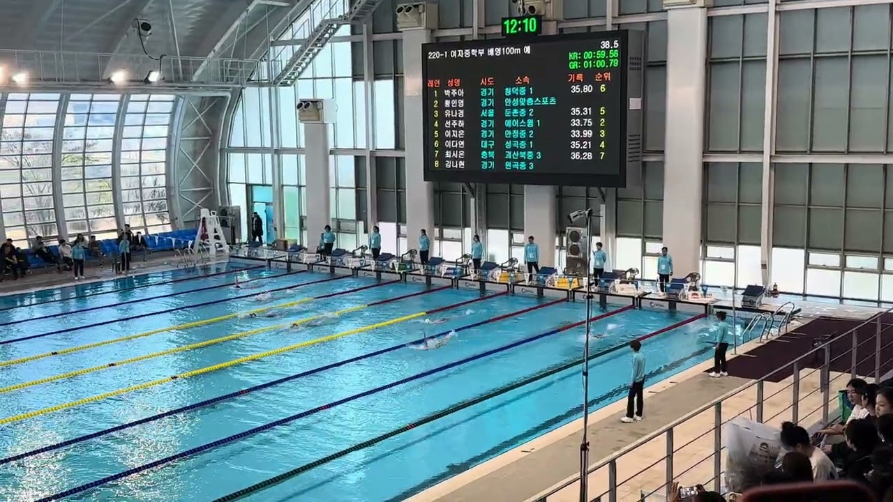 2026년 김천배수영대회 황인영 배영 100m