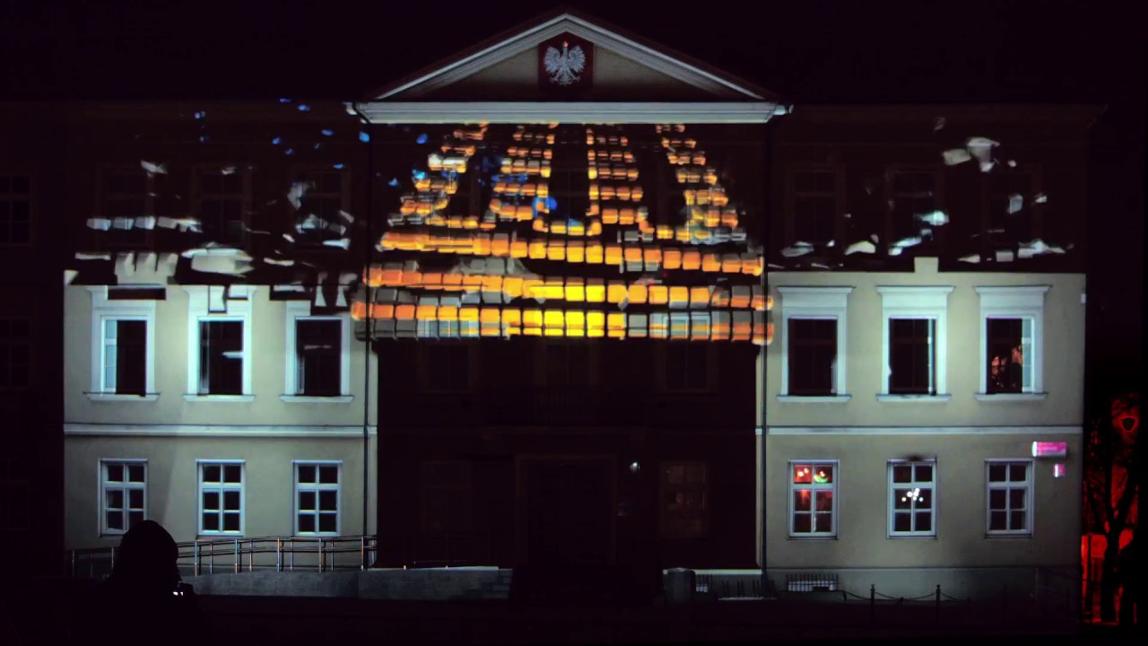 Projection Mapping 3D  - produced by MediaCraft.video in Kutno, Poland  31.12.2016