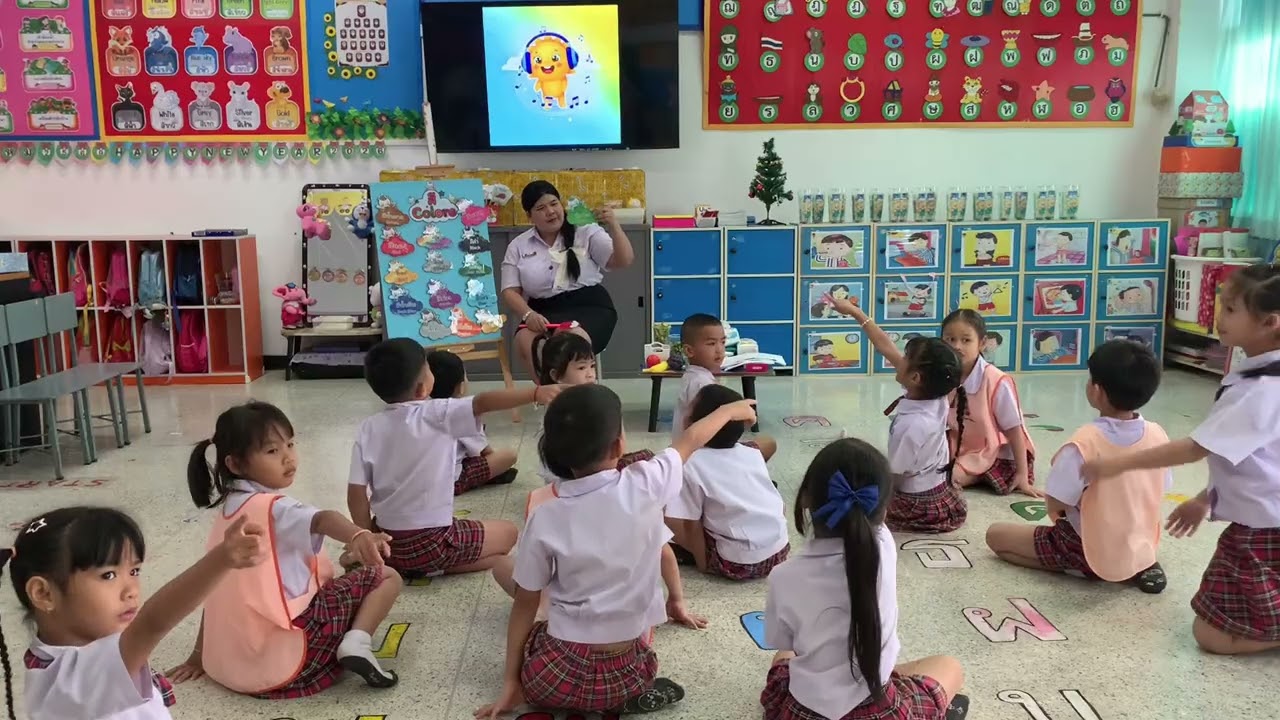 หน่วย สาระแห่งสีสัน เรื่องชื่อสี