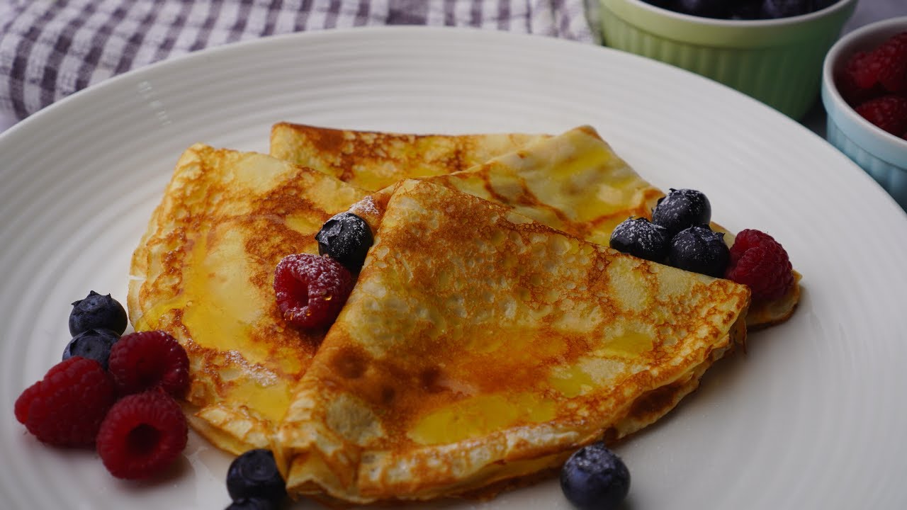C&oacute;mo hacer CREPES DULCES en una Sart&eacute;n, que te queda FINOS Y TIERNOS