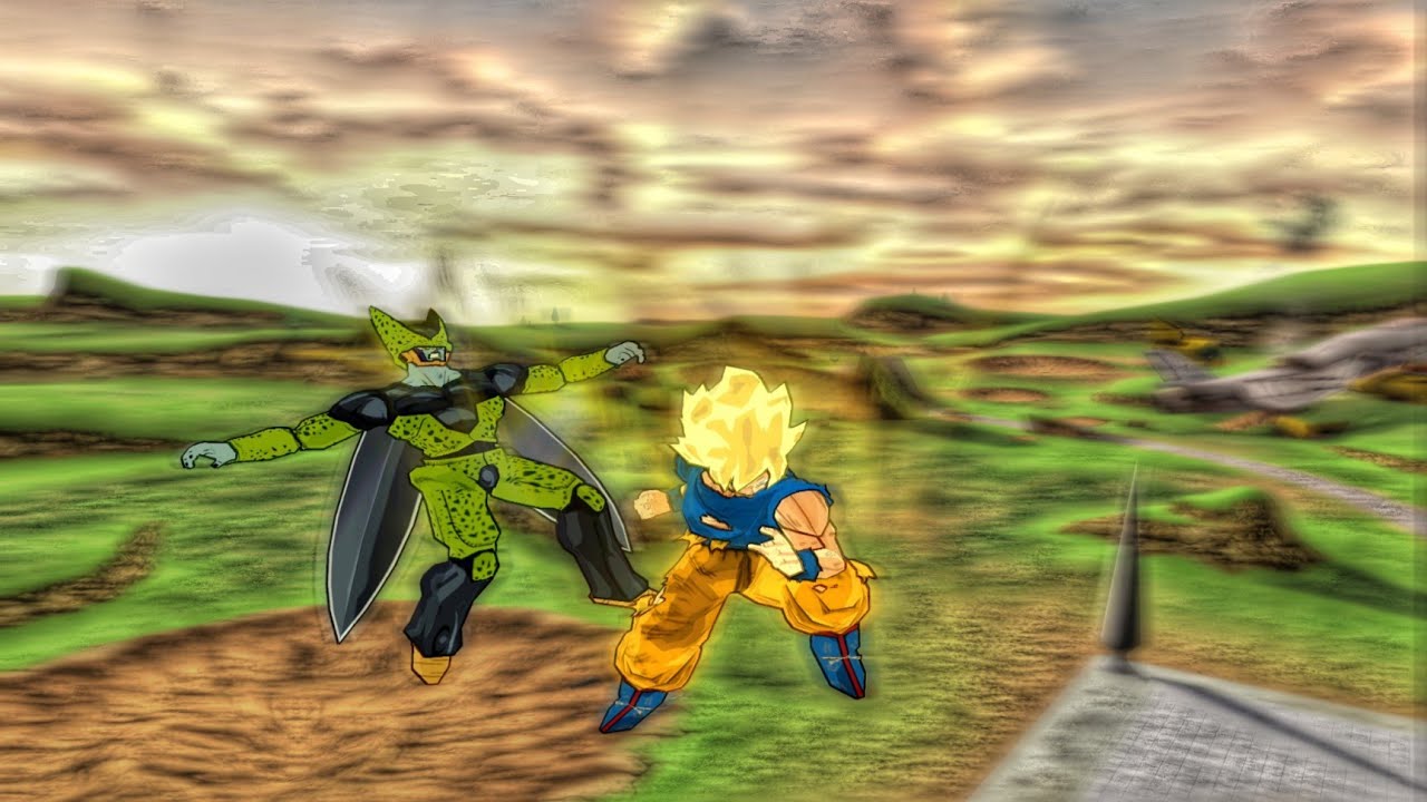Goku Mid Vs Cell (Enhanced Red Potara) | DBZ BUDOKAI TENKAICHI 3 [Android]