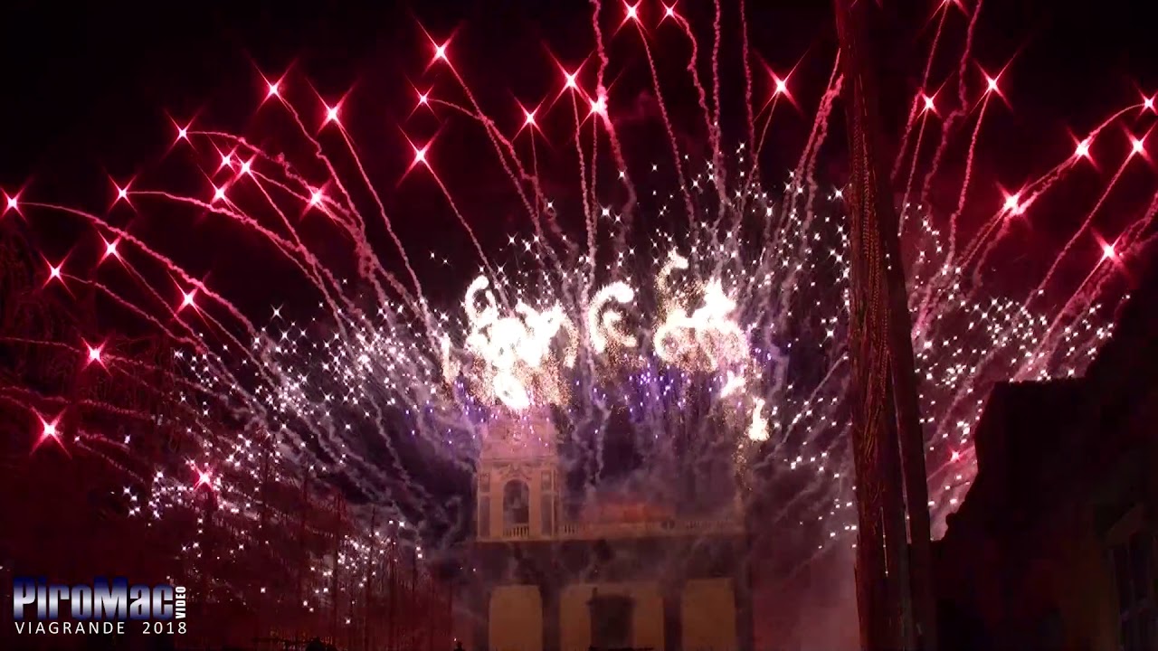 Viagrande San Mauro 2018 - Fuochi Castorino - &copy; PiroMac videos