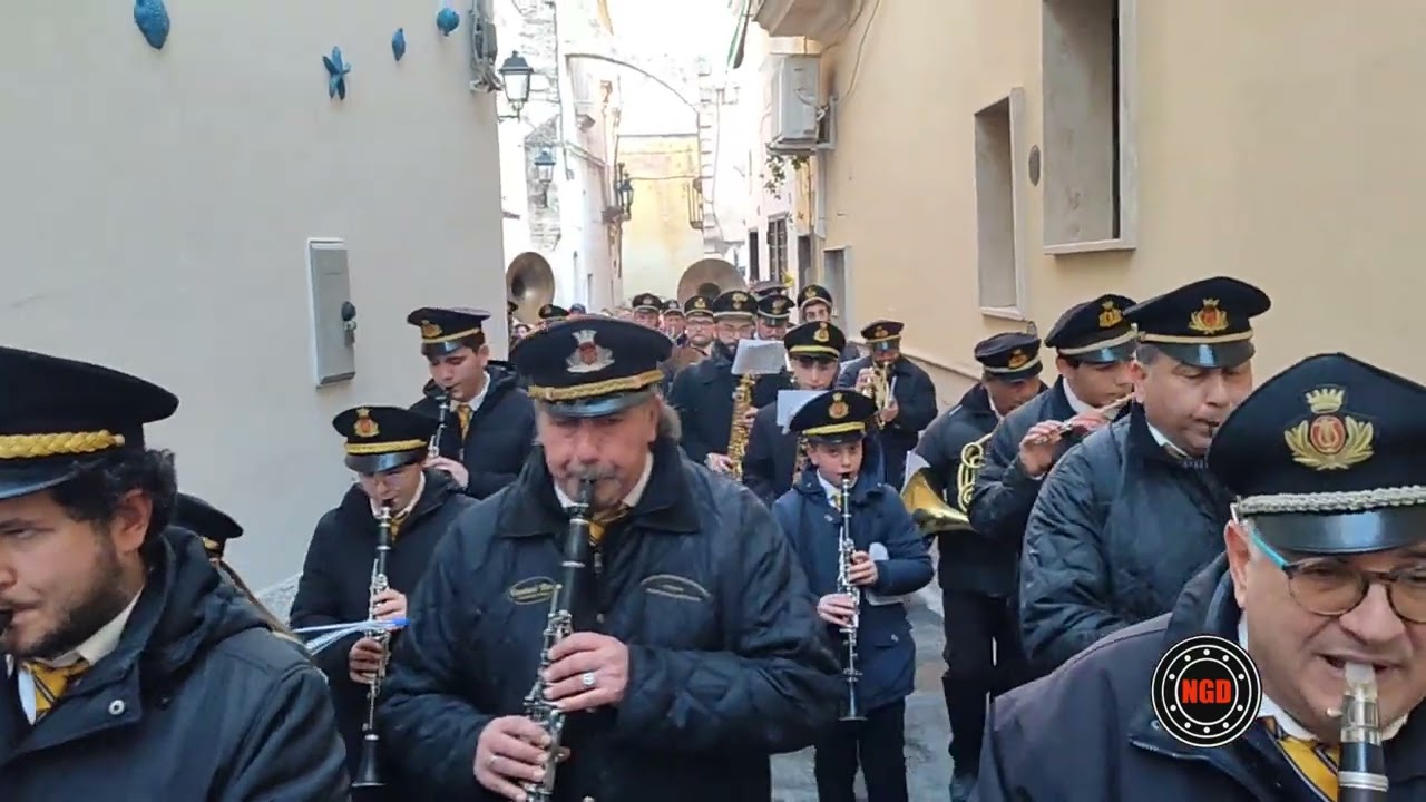 marcia Ticinese Banda di Grottaglie Opus in musica 4/2/24 Grottaglie Processione di S Ciro