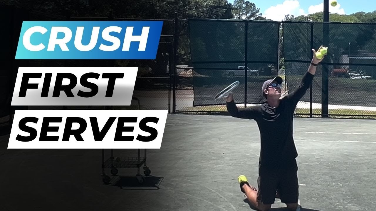 National champion coach teaches you the OPTIMAL first serve toss #tennis