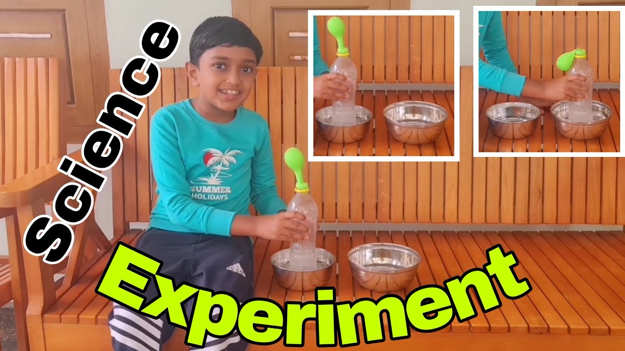 Science Experiment with Bottle and Balloon | Malayalam | AmjadHadi's Creations