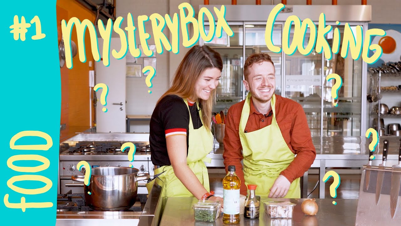 Onze eerste echte KOOKSHOW! | Mysterybox Cooking #1