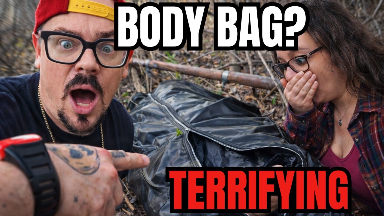 TERRIFYING WE FOUND A BODY BAG IN A GRAVEYARD | SHE STARTED CRYING